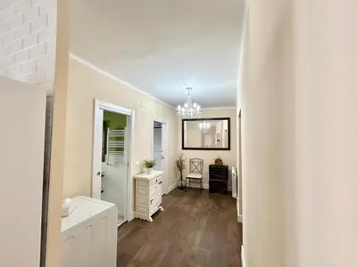 Un baño de el piso del patio chico