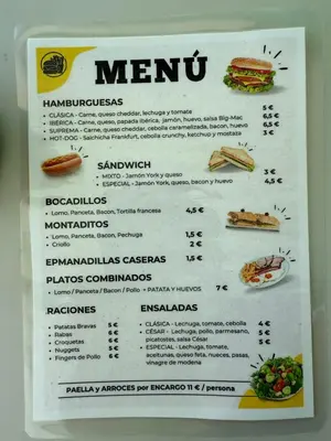 Comida en o cerca de este apartamento