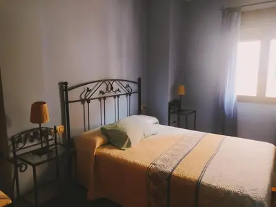 Cama o camas de una habitación en El Balcón de Cabezuela Valle del Jerte