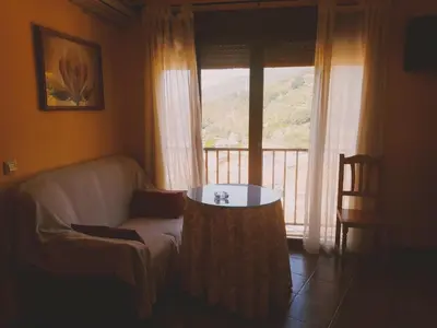 Zona de estar de El Balcón de Cabezuela Valle del Jerte