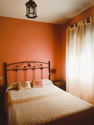Cama o camas de una habitación en El Balcón de Cabezuela Valle del Jerte