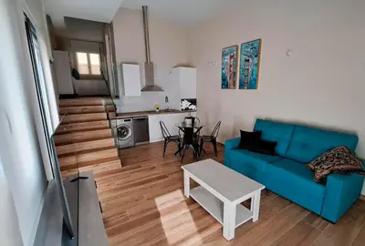 Una cocina o zona de cocina en Apartamento La Monina CUEVAS DEL VALLE