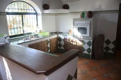 Una cocina o zona de cocina en Casa Rural Arroyo de los Álamos