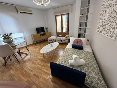 Una televisión o centro de entretenimiento en El Balcón del Sol by Keyhom