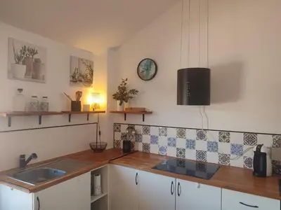 Una cocina o zona de cocina en Ático Vista La Sierra