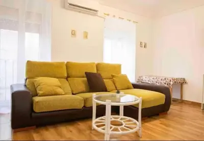 Zona de estar de Piso con encanto en Santa Amalia