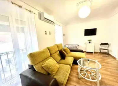 Zona de estar de Piso con encanto en Santa Amalia