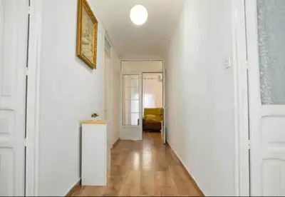 Cama o camas de una habitación en Piso con encanto en Santa Amalia