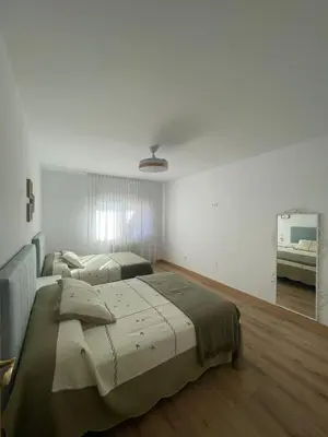 Cama o camas de una habitación en Chalet Avenida El Barraco Avila