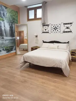 Cama o camas de una habitación en El Pedragal