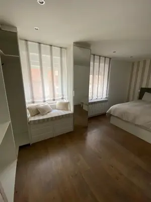 Cama o camas de una habitación en Alojamiento - Las Murallas de Dulcinea