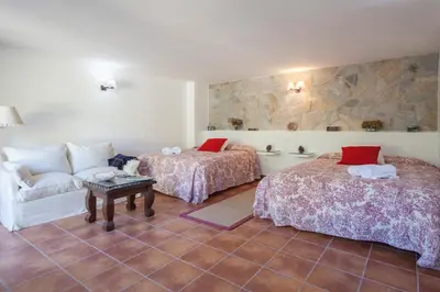 Cama o camas de una habitación en La Buenaventura del Tiétar