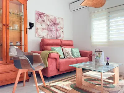 Zona de estar de Apartamento HERVAS Mystic Home
