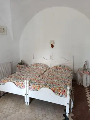 Cama o camas de una habitación en Casa rural Finca Galapero