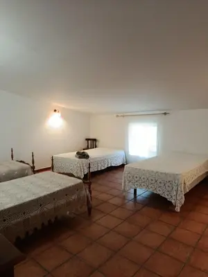 Cama o camas de una habitación en Casa rural Finca Galapero