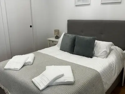 Cama o camas de una habitación en Apartamentos Alimarc Urban