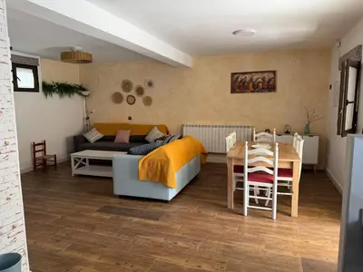 Zona de estar de La casa de las especias