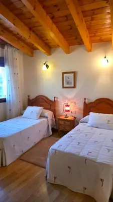 Cama o camas de una habitación en Casa Rural La Celestina
