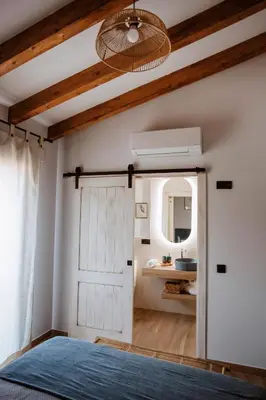 Cama o camas de una habitación en El Cielo de las Hurdes