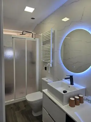 Un baño de Apartamentos Turísticos AIRES DE LA VERA