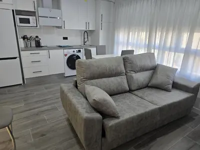 Una cocina o zona de cocina en Apartamentos Turísticos AIRES DE LA VERA