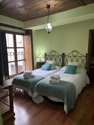Cama o camas de una habitación en La Carbonería