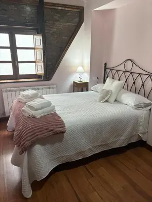 Cama o camas de una habitación en La Carbonería