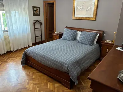 Cama o camas de una habitación en Casa de los boticarios, casa rural