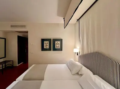 Cama o camas de una habitación en Parador de Jarandilla de la Vera