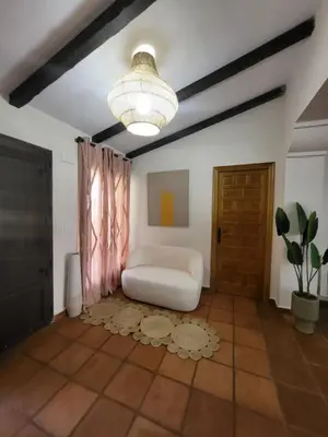 Cama o camas de una habitación en Casa Rural Amaneceres