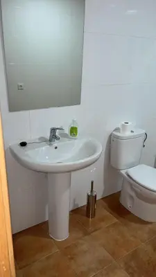 Un baño de Albergue La Parra
