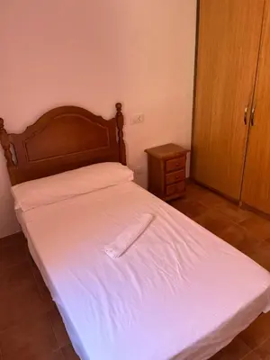 Cama o camas de una habitación en Albergue La Parra