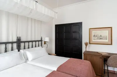 Cama o camas de una habitación en Parador de Ciudad Rodrigo