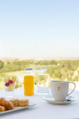 Opciones de desayuno disponibles en Parador de Ciudad Rodrigo