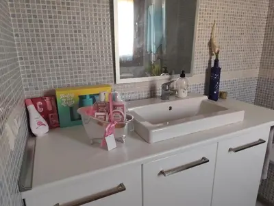 Plano de Acogedora casa con jardín