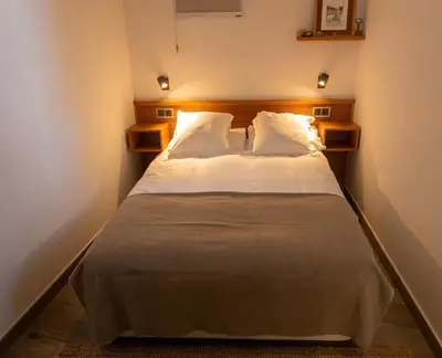 Cama o camas de una habitación en El Apartamento de Hervás