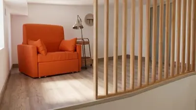 Zona de estar de El Apartamento de Hervás