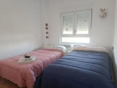 Cama o camas de una habitación en Ribera