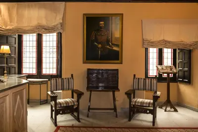 Una televisión o centro de entretenimiento en Parador de Ávila