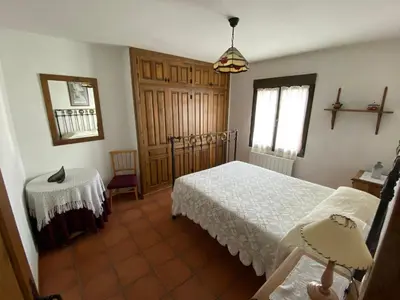 Cama o camas de una habitación en Casa Rural El Arroyo