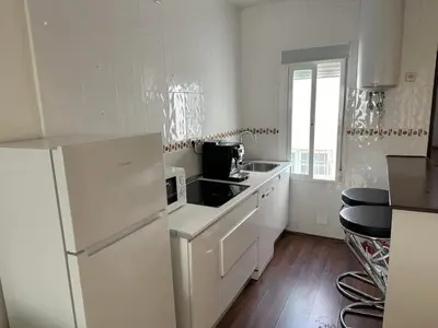 Una cocina o zona de cocina en Apartamento en el centro de Talavera