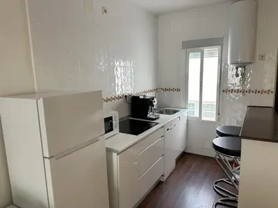 Una cocina o zona de cocina en Apartamento en el centro de Talavera