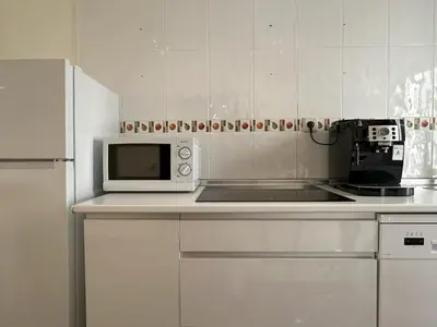 Una cocina o zona de cocina en Apartamento en el centro de Talavera