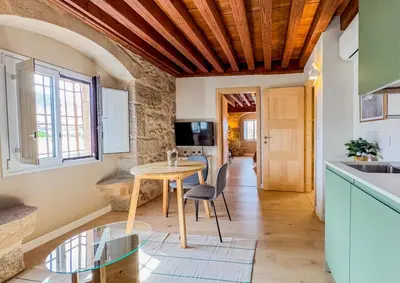 Una cocina o zona de cocina en Balcón de la Sierra
