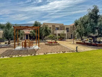 Jardín al aire libre en Balcón de la Sierra
