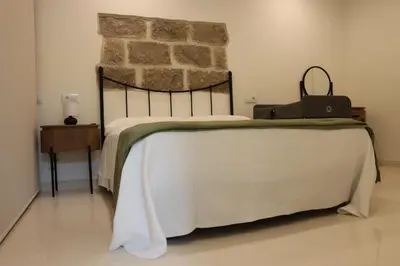 Cama o camas de una habitación en Casa Rural La Tajuela