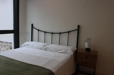 Cama o camas de una habitación en Casa Rural La Tajuela