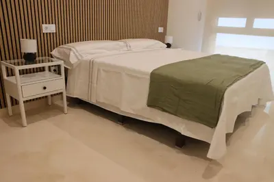 Cama o camas de una habitación en Casa Rural La Tajuela