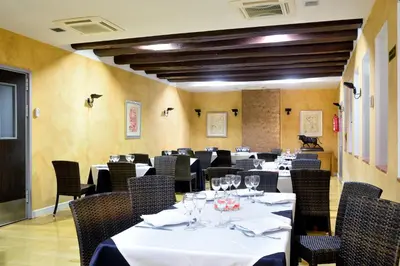 Zona de estar de Hotel Ahc Palacio Coria