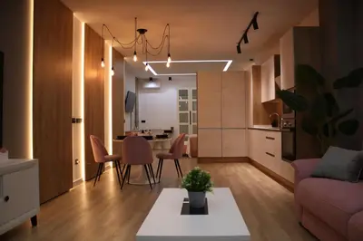 Zona de estar de Suites Oeste